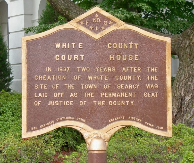 White County Court House Marker image. Click for full size.
