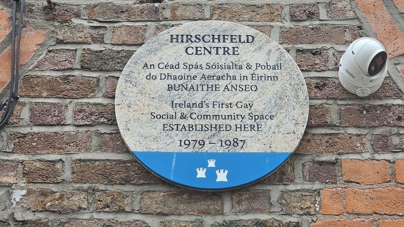 Hirschfeld Centre Marker. Click for full size. Hirschfeld Centre Marker image. Click for full size.