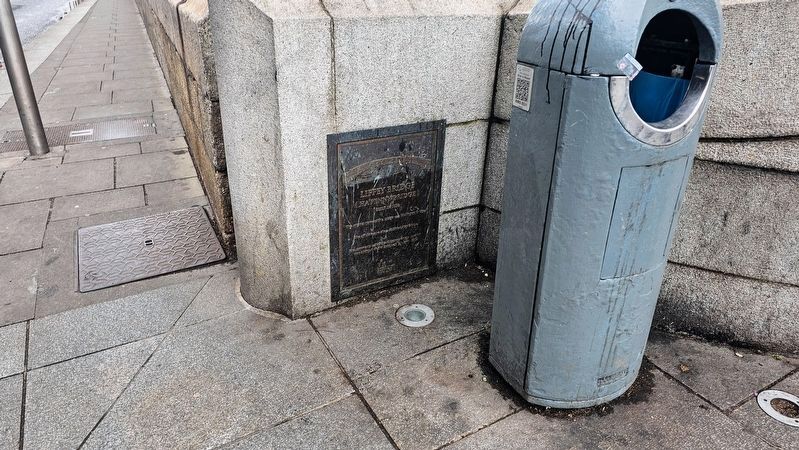 Liffey Bridge Marker. Click for full size. Liffey Bridge Marker image. Click for full size.