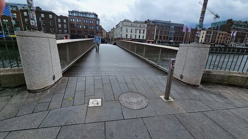 The Millennium Bridge Marker. Click for full size. The Millennium Bridge Marker image. Click for full size.