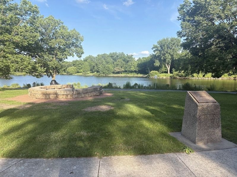 Barth Pond Marker. Click for full size. Barth Pond Marker image. Click for full size.