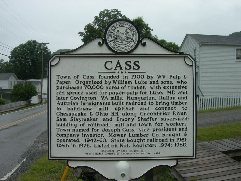 Cass Marker. Click for full size. Cass Marker image. Click for full size.