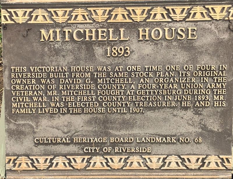 Mitchell House Marker. Click for full size. Mitchell House Marker image. Click for full size.