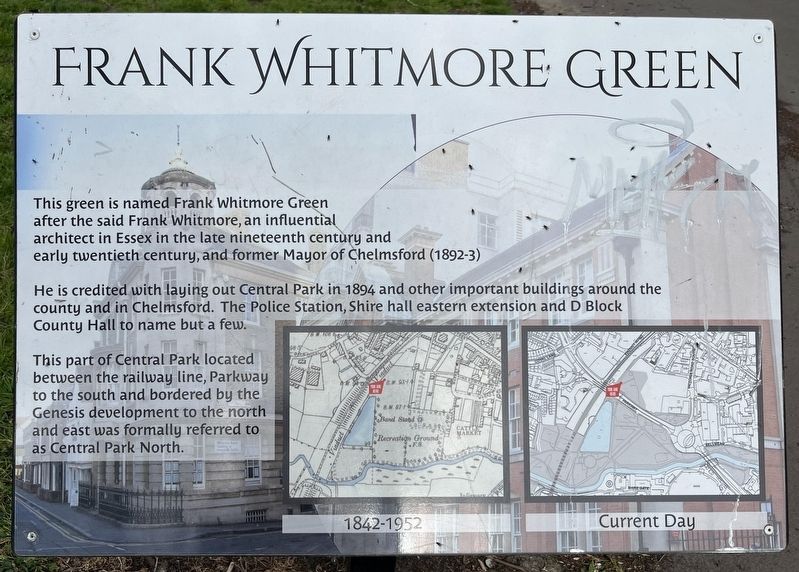 Frank Whitmore Green Marker. Click for full size. Frank Whitmore Green Marker image. Click for full size.