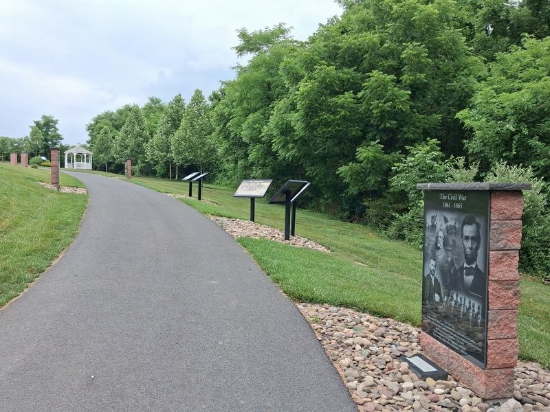 The Civil War Marker. Click for full size. The Civil War Marker image. Click for full size.
