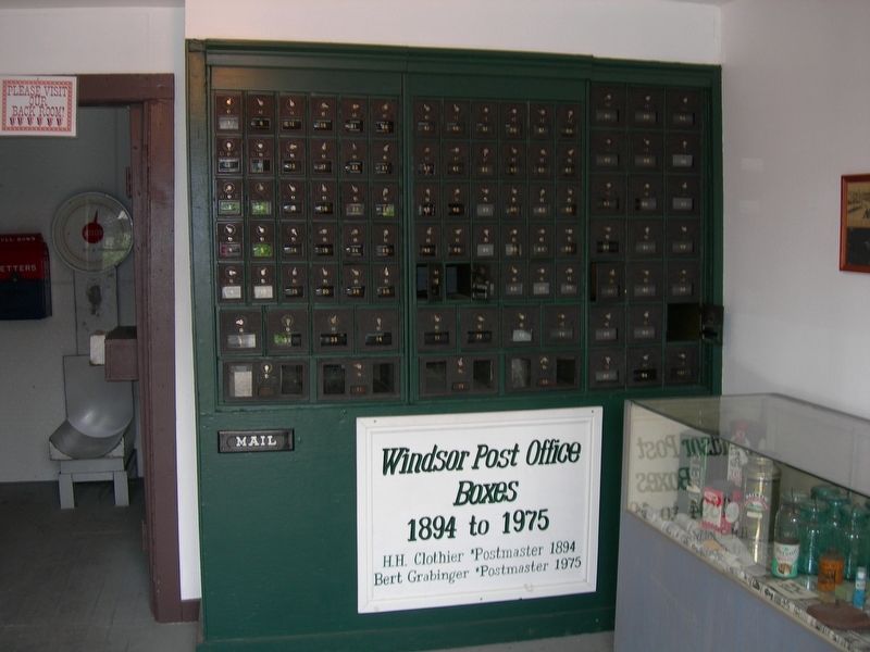 Windsor ND Post Office Boxes. Click for full size. Windsor ND Post Office Boxes image. Click for full size.