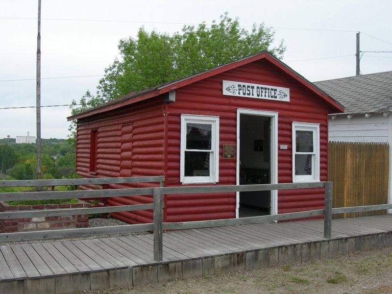 Post Office & Marker. Click for full size. Post Office & Marker image. Click for full size.