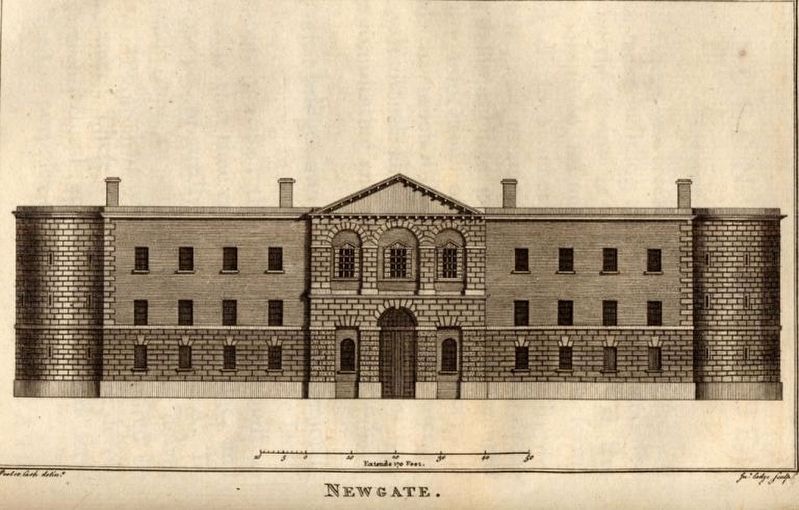 Newgate Prison, Dublin - Green street front. Click for full size. Newgate Prison, Dublin - Green street front image. Click for full size.