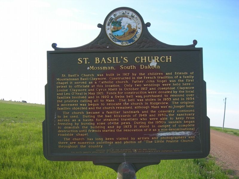 St Basil's Church Marker. Click for full size. St Basil's Church Marker image. Click for full size.