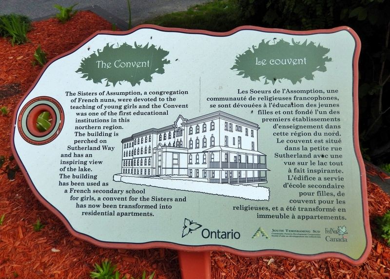 The Convent / Le couvent Marker. Click for full size. The Convent / Le couvent Marker image. Click for full size.