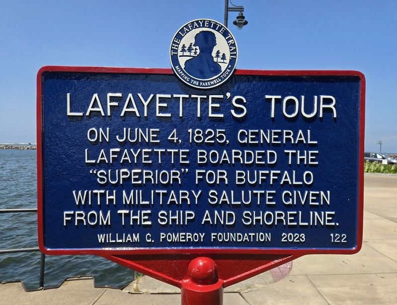 Lafayette's Tour Marker image. Click for full size.