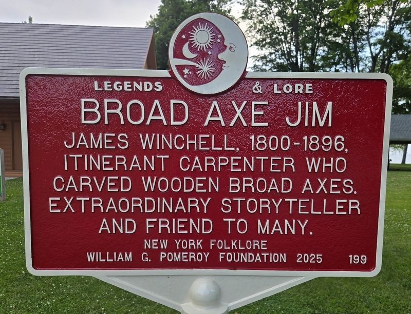 Broad Axe Jim Marker. Click for full size. Broad Axe Jim Marker image. Click for full size.