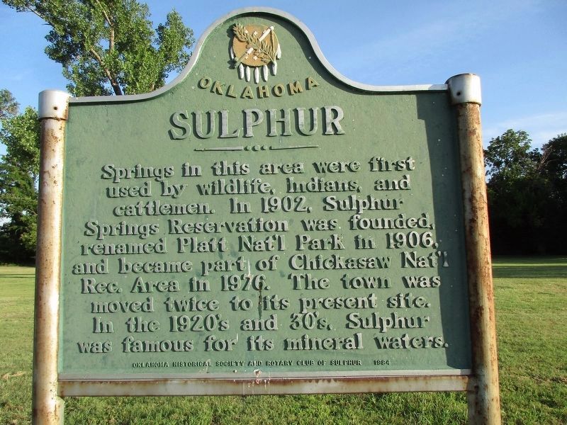 Sulphur Marker. Click for full size. Sulphur Marker image. Click for full size.