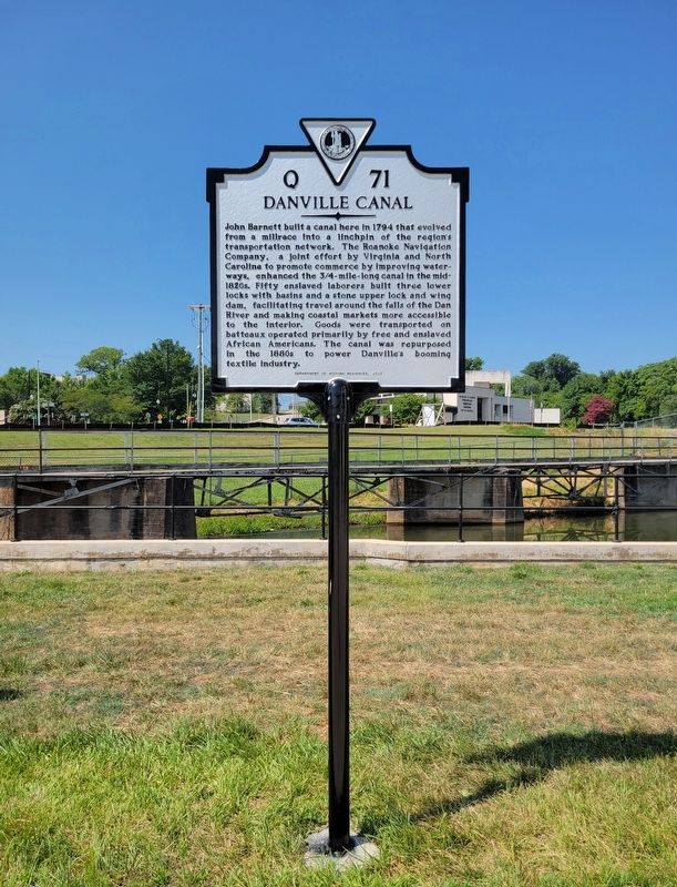 Danville Canal Marker image. Click for full size.