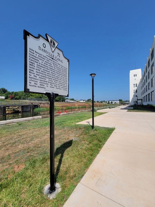 Danville Canal Marker image. Click for full size.