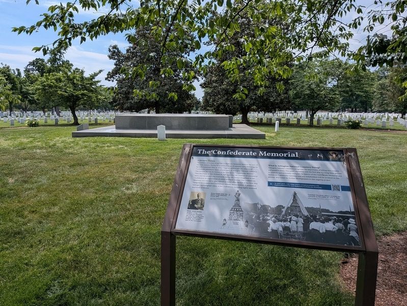 The Confederate Memorial Marker. Click for full size. The Confederate Memorial Marker image. Click for full size.