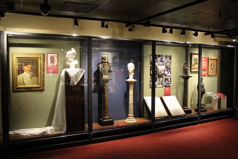 Moses Ezekiel Exhibit, VMI Museum. Click for full size. Moses Ezekiel Exhibit, VMI Museum image. Click for full size.