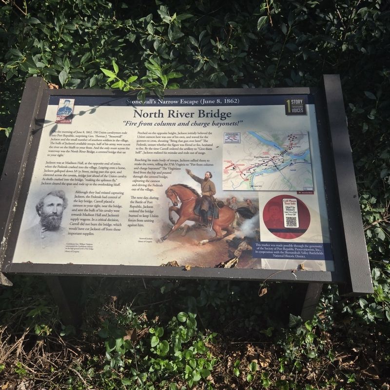 North River Bridge Marker image. Click for full size.