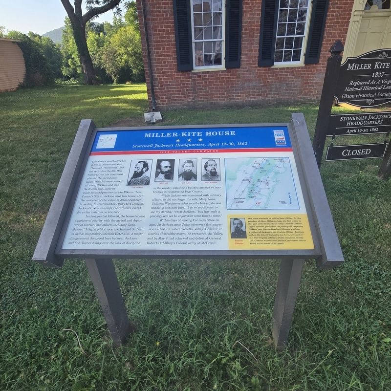Miller-Kite House Marker image. Click for full size.