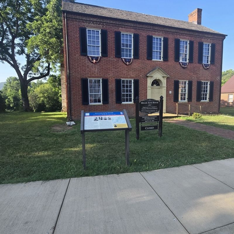 Miller-Kite House Marker image. Click for full size.