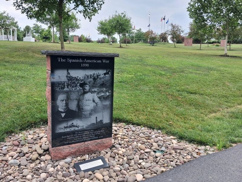 Spanish-American War Marker. Click for full size. Spanish-American War Marker image. Click for full size.