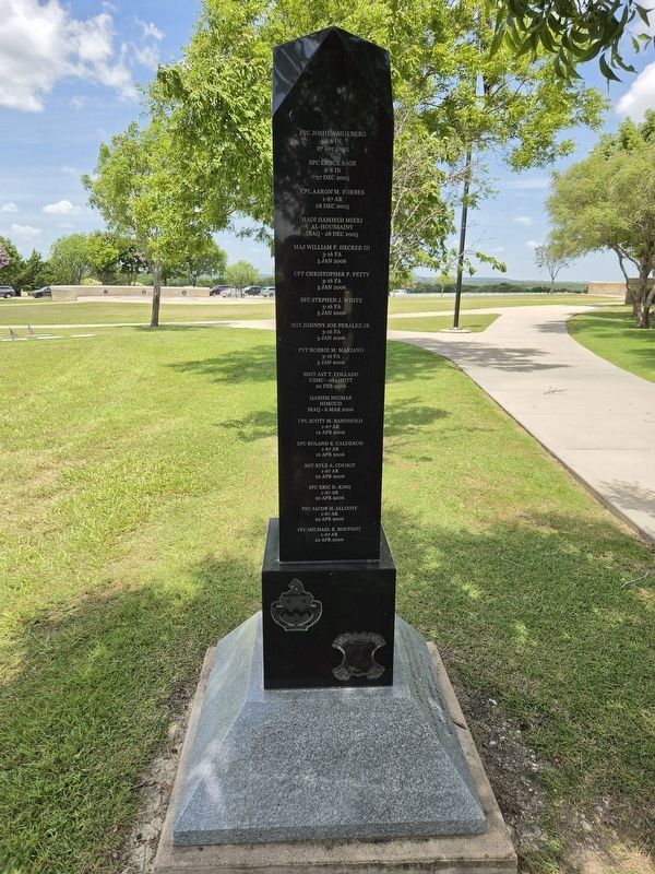 2nd Brigade, 4ID Marker - Left Side. Click for full size. 2nd Brigade, 4ID Marker - Left Side image. Click for full size.
