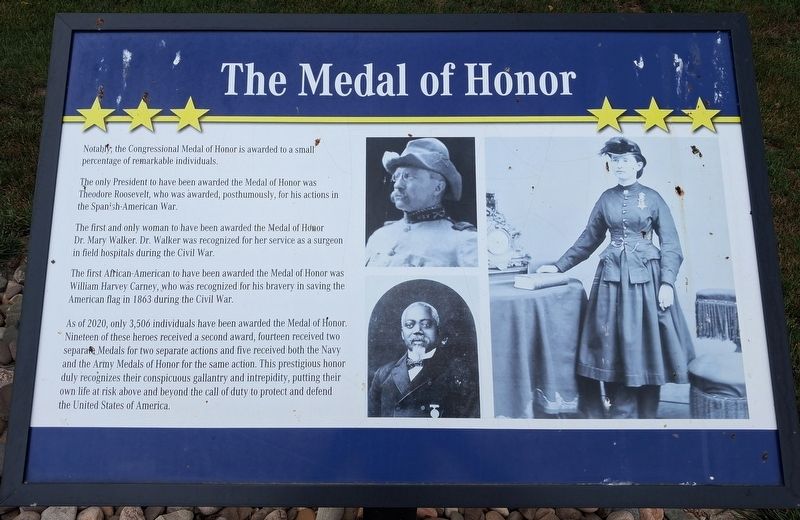 The Medal of Honor Marker. Click for full size. The Medal of Honor Marker image. Click for full size.