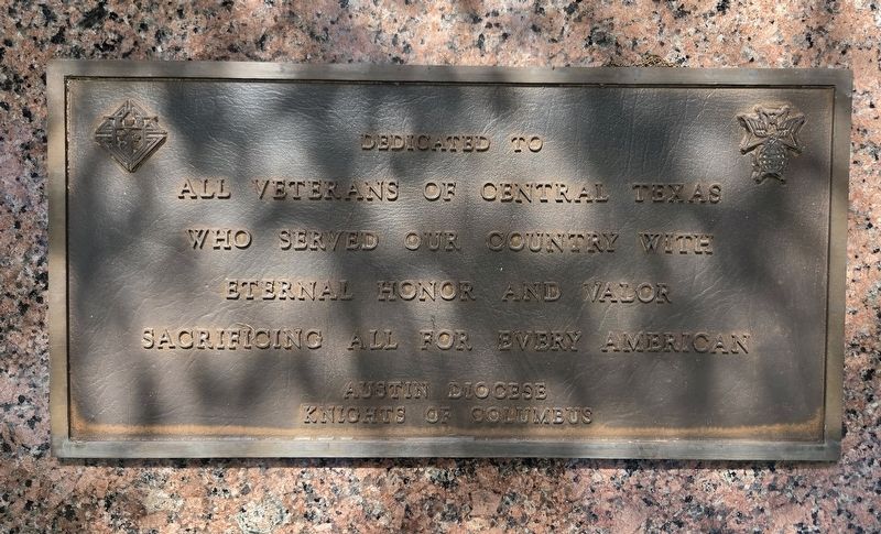 All Veterans of Central Texas Marker. Click for full size. All Veterans of Central Texas Marker image. Click for full size.