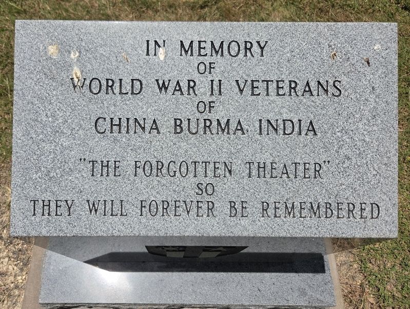 The Forgotten Theater Memorial. Click for full size. The Forgotten Theater Memorial image. Click for full size.