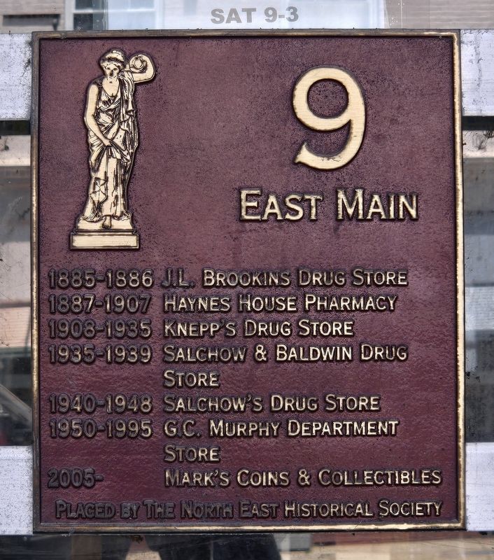 9 East Main Marker. Click for full size. 9 East Main Marker image. Click for full size.