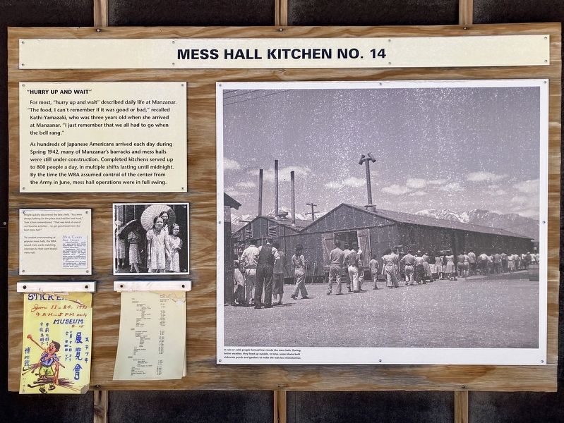 Mess Hall Marker image. Click for full size.