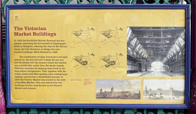 The Victorian Market Buildings Marker image. Click for full size.