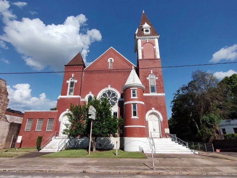Missing Antioch Baptist Church Marker. Click for full size. Missing Antioch Baptist Church Marker image. Click for full size.