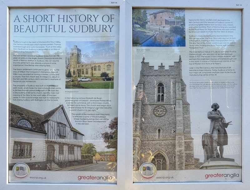 A Short History of Beautiful Sudbury Marker image. Click for full size.