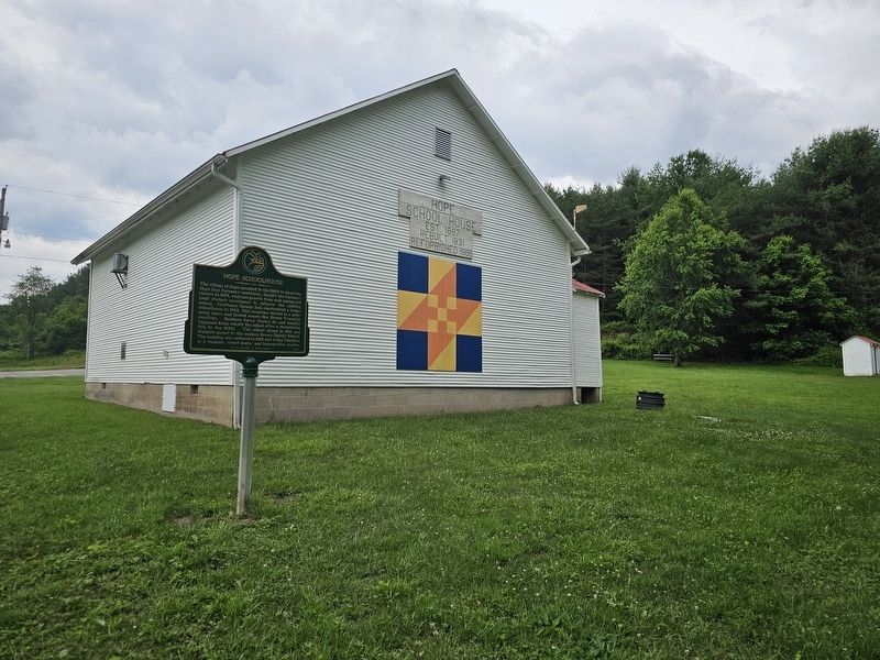 Hope Schoolhouse / Hiking In Ohio Marker. Click for full size. Hope Schoolhouse / Hiking In Ohio Marker image. Click for full size.