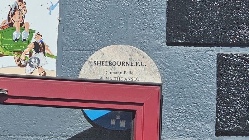 Shelbourne F.C. Marker. Click for full size. Shelbourne F.C. Marker image. Click for full size.