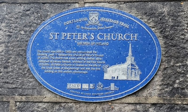 St Peter's Church Marker. Click for full size. St Peter's Church Marker image. Click for full size.