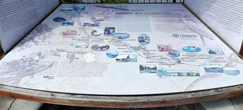 Ottawa River / Rivi�re des Outaouais Marker image. Click for full size.