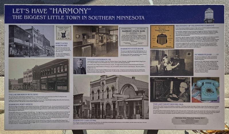 Let's Have "Harmony" Marker. Click for full size. Let's Have "Harmony" Marker image. Click for full size.