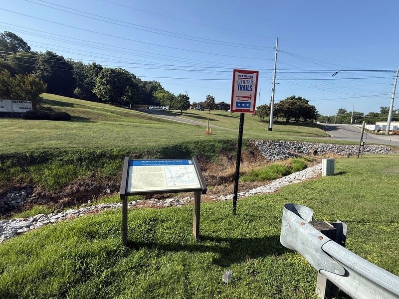 Danville Fortifications Marker. Click for full size. Danville Fortifications Marker image. Click for full size.