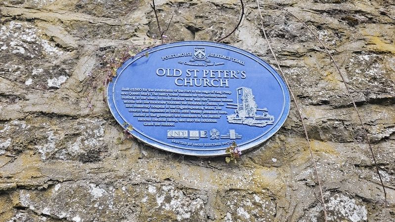Old St Peter�s Church Marker image. Click for full size.