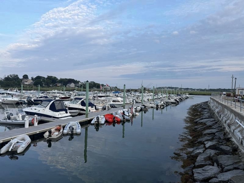 Scituate Harbor, Harborwalk is at the right image. Click for full size.
