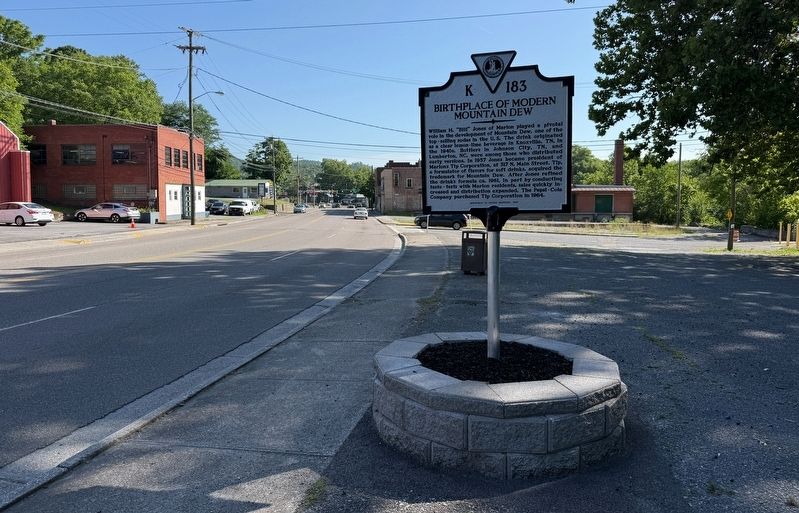 Birthplace of Modern Mountain Dew Marker. Click for full size. Birthplace of Modern Mountain Dew Marker image. Click for full size.