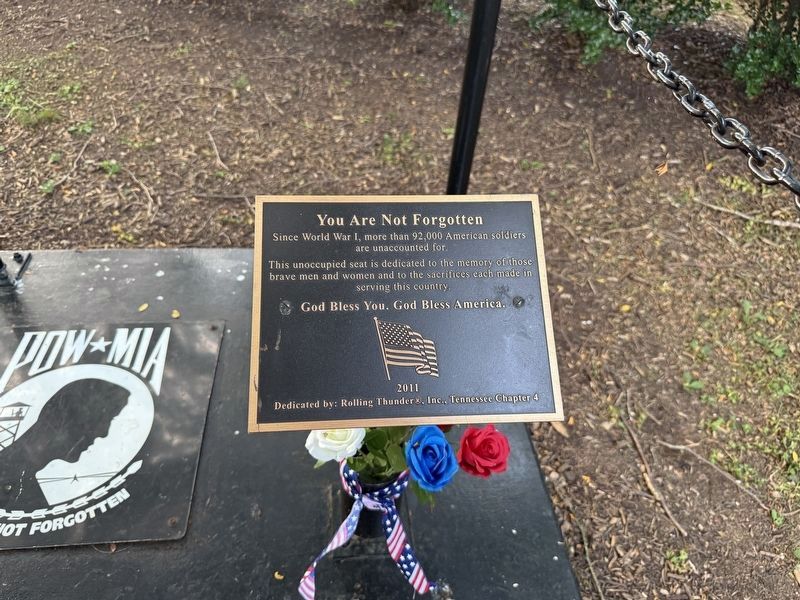 You Are Not Forgotten Memorial. Click for full size. You Are Not Forgotten Memorial image. Click for full size.