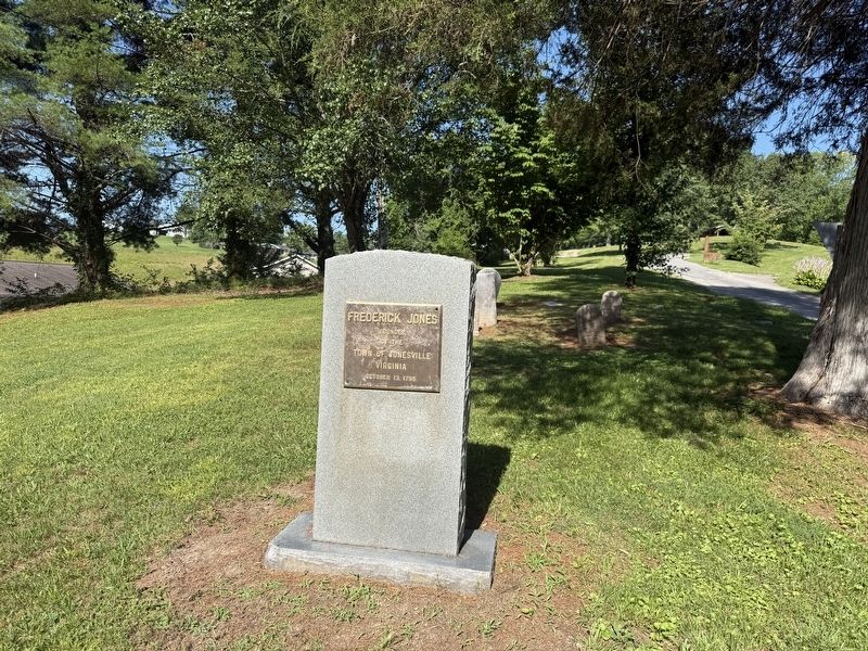 Frederick Jones Marker image. Click for full size.