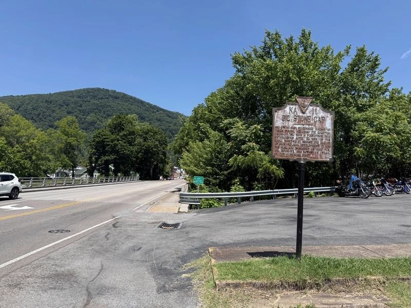 Big Stone Gap Marker. Click for full size. Big Stone Gap Marker image. Click for full size.