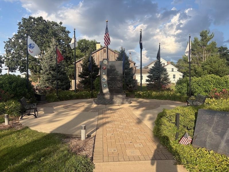 Lisle Veterans Memorial. Click for full size. Lisle Veterans Memorial image. Click for full size.