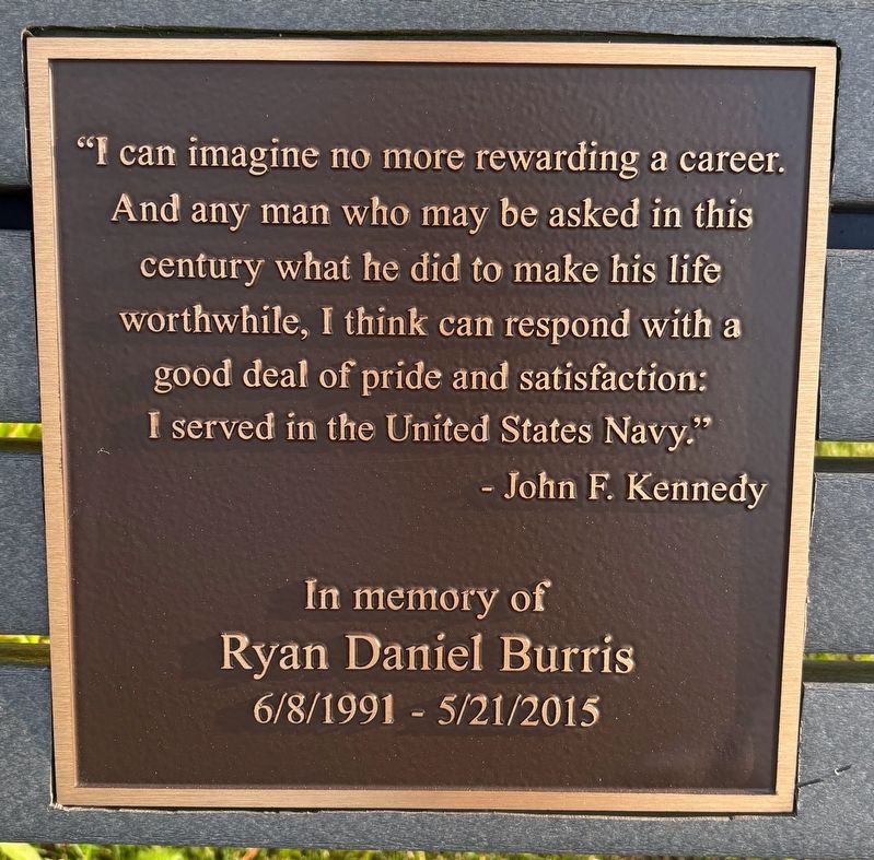 Ryan Daniel Burris Marker. Click for full size. Ryan Daniel Burris Marker image. Click for full size.