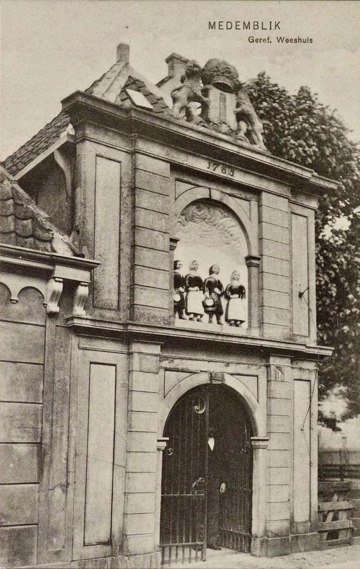 Orphanage entrance on Torenstraat (mentioned on marker). Click for full size. Orphanage entrance on Torenstraat (mentioned on marker) image. Click for full size.
