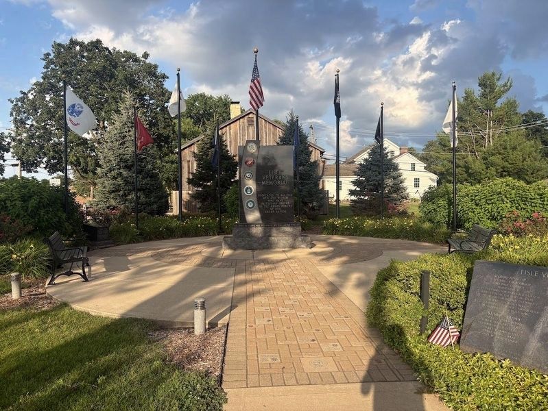 Lisle Veterans Memorial. Click for full size. Lisle Veterans Memorial image. Click for full size.